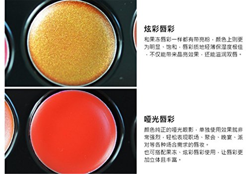 FantasyDay® Professionelle 88 Farben Lip Gloss Palette Makeup Kit – Ideal für Sowohl den Professionellen als auch Persönlichen Gebrauch - 7