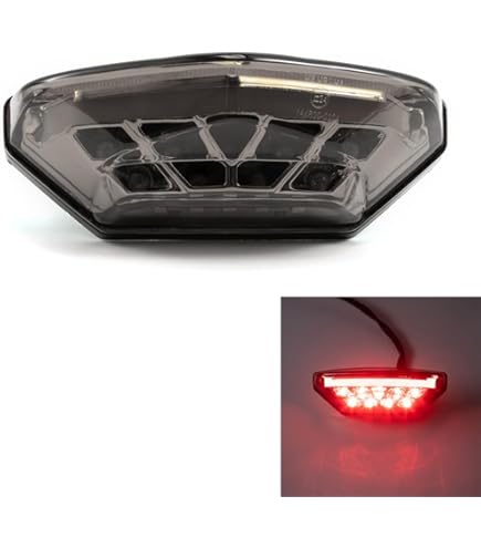 FANALE POSTERIORE STILE LUCAS UNIVERSALE PER MOTO - Foto 6