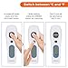 MeasuPro IRT250 No Touch Digital Forehead Thermometer with Baby Safe LED Measuring Guide and Fever Alarm