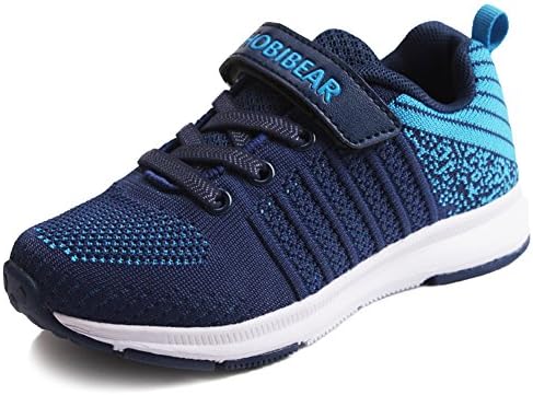 JOYORUN Girls Sneakers Boys Sports Running Casual School Kids Shoes Athletic Walking Lightweight Breathable for Children Blue 33