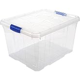Acan Tradineur &ndash; Storage Box &ndash; Made of Plastic &ndash; Storage Box for Books, Clothes, Blankets &ndash; No. 2 &ndash; 25.5 x 41.5 x 35 cm &ndash; 25
