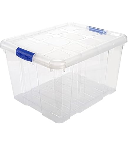 Contenitore Storage House&Style Vulcano | 74 Litri | Blu | 60x40x45 Cm | Con Ruote - Foto 4