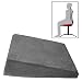 Produktbild Keilkissen - Ergonomisches Sitzkissen Sitzkeilkissen schwarz weiß grau hellgrün lila braun (anthrazitgrau)