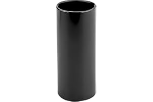 Xinpinzhou Guitar Slide Ring, Medium Steel Finger Guitar Slides Tube for Electric Acoustic