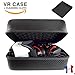 Produktbild VR AR Kopfhörer und Zubehör Prämie Koffer Tasche Für virtuelle Realitätsgläser, Reisekoffer Tragetasche für Virtual Reality Brillen und Controller, Rift Vive Box Oculus Kompatibel, Carbon Fiber Grau