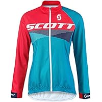 Scott RC Pro AS 10 de invierno para mujer chaqueta de ciclista azul/rojo 2016, otoño/invierno, mujer, color  - azul, tamaño L (40/42)