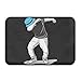 Produktbild Sanftes Man schlichtes Dance Move DAB Design Fußmatte ENTRANCE Mat Fußmatte/Front Tür/Bad-Teppich Matten Gummi rutschfeste, Mikrofaser Gummi, weiß, Einheitsgröße