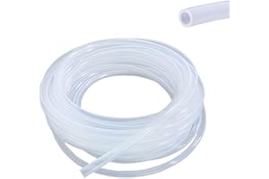 SILKWISH Wąż silikonowy 2 m (średnica wewnętrzna 8 mm, średnica zewnętrzna 10 mm), wąż do kontaktu z żywnością, elastyczny wąż z kauczuku silikonowego do powietrza, oleju, gospodarstwa domowego, transferu wody