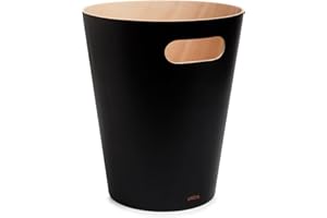 Umbra Woodrow Kosz na Śmieci, Czarny, 7,5L