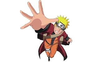 PARTYLANDIA Cialda In Ostia Naruto Cartoon Bambino Torta Decorazioni Dischi Commestibile