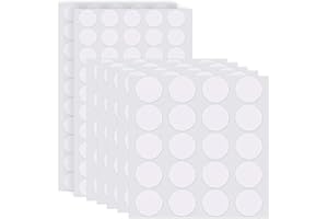 SUBTAVIK 200 Stück klarer Kitt doppelseitige Klebepunkte entfernbarer runder Kitt wasserdichter Klebekitt spurloser Klebekitt für Glaswand Metall Holz Keramik Kunststoff (20 mm + 30 mm)