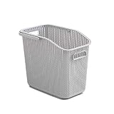 cesto de la ropa plastic 1.5 bushel, ideal para bebidas de formación de hielo, baño de mascotas, remojo y acarreo de lavandería y depósito de almacenamiento de juguetes, ropa y mantener en el maletero de su coche