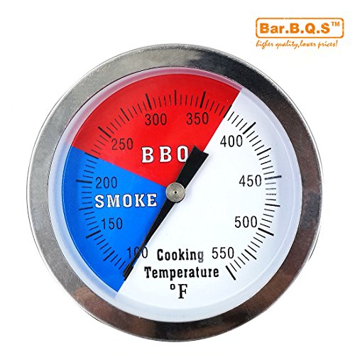 Bar.B.Q.S 01T15 550F (2-Pack) 7.6CM Kohlegrill PIT WOOD SMOKER Templehre THERMOMETER 2.5 STEM SS RWB, Modell:, Haus & Garten Shop - 2