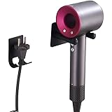 FANXIYA Porta Asciugacapelli in Acciaio Inox Porta Phon senza Forare Supporto da parete per asciugacapelli Porta Phon per Inc