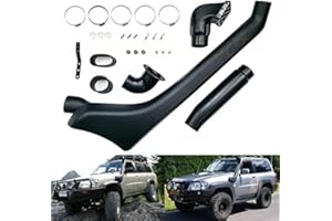 RZG Raised Air Flow Intake Induction System Snorkel Kit Off Road For 1997-00 Patrol II Y61 Safari Wagon