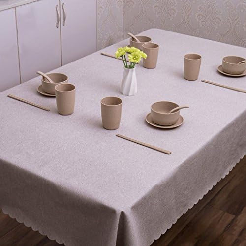 Tablecloth Cotton tablecloth dustproof oil table tea tablecloth party banquet picnic, waterproof oil tablecloth rectangular tablecloth Cold weather home necessities ( Color : A , Size : 90*150cm )