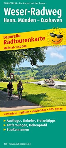 Download Weser-Radweg, Hann. Münden - Cuxhaven: Leporello Radtourenkarte mit Ausflugszielen, Einkehr- & Freizeittipps, wetterfest, reissfest, abwischbar, GPS-genau. 1:50000 (Leporello Radtourenkarte / LEP-RK) Download Weser-Radweg, Hann. Münden - Cuxhaven: Leporello Radtourenkarte mit Ausflugszielen, Einkehr- & Freizeittipps, wetterfest, reissfest, abwischbar, GPS-genau. 1:50000 (Leporello Radtourenkarte / LEP-RK)