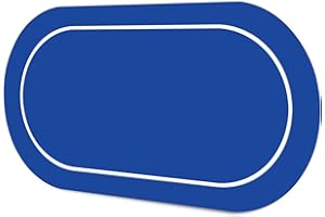 LaiEr 70"x 35" Pokermatte 10-Spieler Texas Hold'em Poker Rubber Mat Poker Topper für Tische Folding Portable Poker Tischplatte Layout für Pokerspiele Blackjack Casino
