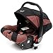 i-Safe System - Hot Chocolate Trio Travel System Pram & Luxury Stroller 3 in 1 Complete With Car Seat + Rain Covers