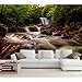 Produktbild Ljtao Große Wandbilder Wallpaper Wasserfälle Flüsse West Virginia Natur Tapete Wohnzimmer Sofa Tv Wand 3D Tapete-400Cmx280Cm
