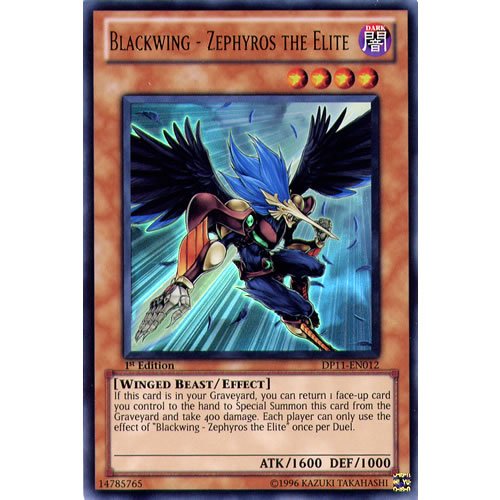DP11-EN012 1st Ed Blackwing - Zephyros The Elite Ultra Rare Card Crow Duelist Yu-Gi-Oh Single Card