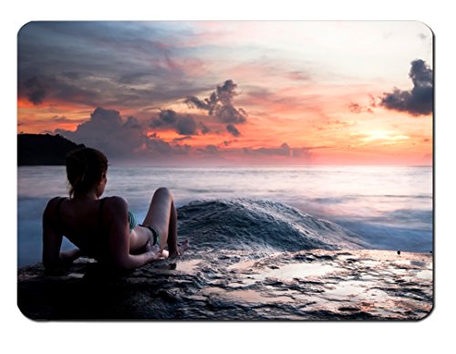 Preisvergleich Produktbild Mauspad Girl Sunset Design