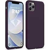 HARVORTEZ iPhone 11 Pro Max Kılıf 6.5" ile Uyumlu Premium Sıvı Silikon Kılıf - Yumuşak Dokulu, Mikrofiber Kadife Astarlı, 3 K