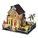 Produktbild DIY Handarbeit Holzhaus,Wawer 3D Miniatur Haus Möbel LED Haus Dekorieren Kreative Weihnachts Geschenke Kreative Puppen haus Spielzeug