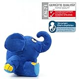 ANSMANN LED-Nachtlicht Elefant Einschlafhilfe waschbar Kuscheltier Kinder Babys Schlummerlied Musik – Bestätigte Kindersicherheit (Sendung mit der Maus) - 3