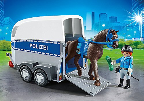 PLAYMOBIL® City Action 8 pcs. Set 6872 6873 6874 6875 6876 6877 6878 6879 Police Command Center with Prison + Police Car + Helicopter + Mounted Police + Patrol-Policebike + Policewoman + Road Block + Robber-Quad