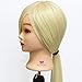 Neverland Beauty 26" Long Smooth 100% Synthetic Blonde Hair Hairdressing Equipment Styling Head Doll Mannequin Training Head Tools Braiding Cutting Student Practice Model with Clamp UK Stock