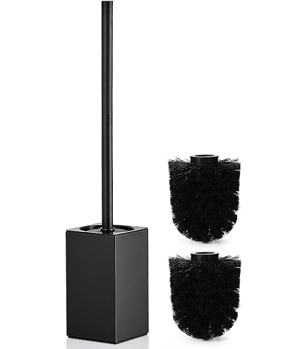 Relaxdays Bidone Rifiuti Per Bagno Cube 6L - Soft-Close E Pedale, Cestino Interno Estraibile, Bronzo E Nero
