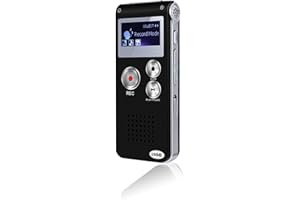 ZVD 16GB Professional Digital Voice Recorder,Dictaphone With Voice-Activated Recording Function,Voice Recorder Device With Playback Function For Lectures,Meetings,Interviews,Mp3