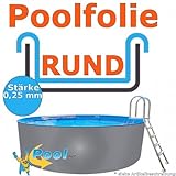 Poolfolie 3,00 x 0,92 m x 0,25 mm Schwimmbadfolie...