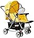 Tiffy & Toffee Baby Stroller Pram with Rocker (Sunny Yellow) RS.3499.00