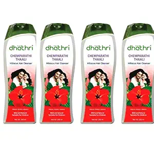 Dhathri Chemparathi Thaali Natural Hair Wash Shampoo - 200 Ml - Pack Of 4