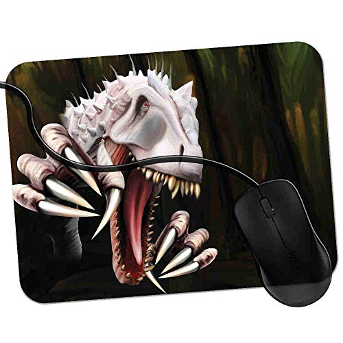 Preisvergleich Produktbild Gaming Mauspad Indominus Rex Modifizierter T. Rex Fransenfreie Ränder spezielle Oberfläche verbessert Geschwindigkeit und Präzision rutschfest 2K49