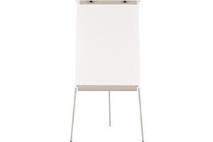 Rocada, Pizarra magnética caballete, Pizarra blanca con trípode, Rotafolio con brazo extensible y bandeja, altura ajustable, 70x105-180x70cm