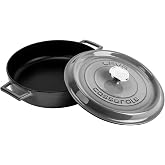 Lava Metal Premium Serisi - D&ouml;k&uuml;m &Ccedil;ok Ama&ccedil;lı Tencere, Yuvarlak, 28 cm, Majolik Gri