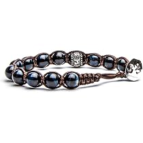 Bracciale Tibetano Tamashii Ruota Della Preghiera – Pietra Occhio Di Tigre – Unisex Fatto A Mano