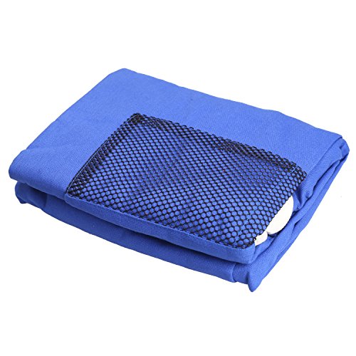 LEADSTAR Segeltuch Kinder Spielmatte Aufräumsack Spieldecke Spielzeug Speicher Tasche 150cm – Blau - 5