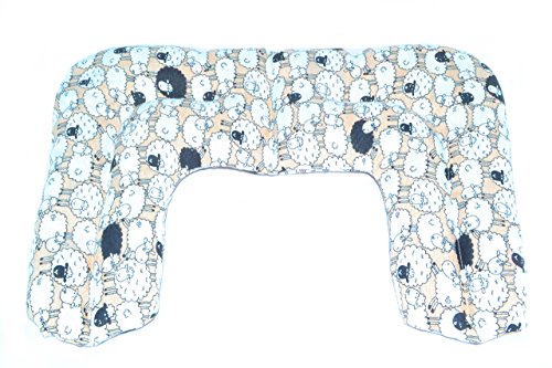 Saco térmico de semillas Sacatusaco, modelo cervical colección Ovejas. Aroma a lavanda 100% natural, con medidas 42x26cm.