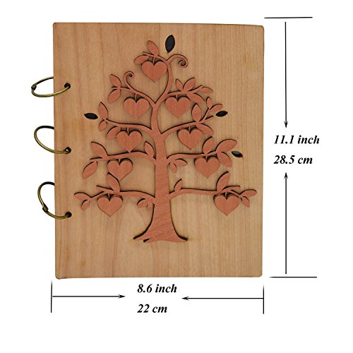 Giftgarden   lbum de Fotos Creativo con   rbol C  bico de Coraz  n en la Cubierta 13x18cm