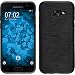 Produktbild PhoneNatic Case für Samsung Galaxy A3 2017 Hülle Silikon silber brushed + 2 Schutzfolien
