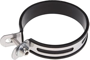 Auzkong Soporte de Escape de Motocicleta, Soporte de Escape Universal, Clip de Soporte, Silenciador, Soporte, Cinta de Soporte de Tubo 1 Pcs. (100mm)