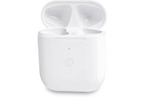 CHILLYFAR Compatible with Air Pods 1 2 Gen Charging Case Replacement for Air Pod 1st 2 Generation Charger Cases with Bluetooth Sync Pairing Button, Support Wired & Wireless, White