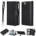Produktbild NewTH iPhone 7 Plus/8 Plus/6S Plus/6 Plus Hüllen[Reißverschluss Geldbörse]Kunstleder Wallet Case mit Kartenfächern und Stand Feature Schutzhüllen für Apple iphone 7 Plus/8 Plus/6S Plus/6 Plus