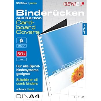 NEUSER PAPIER 100 cartoncini per rilegatura DIN A4 (21 x 29,7