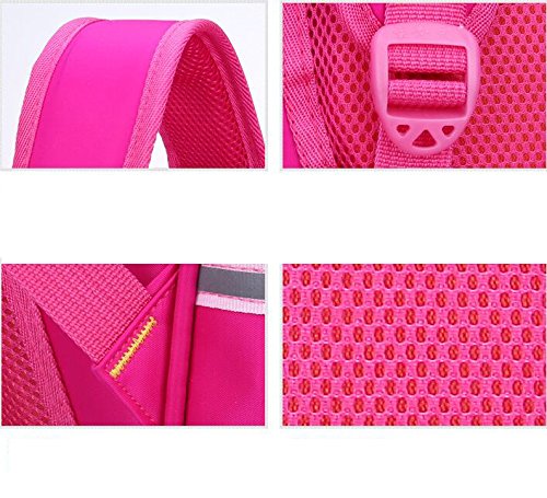 Puretime Girls Cute Pu Leather School Backpack Satchel Travel Bag Princess Style