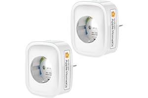 GHome Smart Gniazdko wtykowe z Apple HomeKit, 16 A, gniazdo HomeKit, zdalne sterowanie za pomocą aplikacji, sterowanie głosem, gniazdko Wi-Fi, 2 sztuki, kompatybilne z Siri lub Homepod, 2,4 GHz (tylko